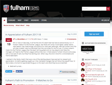 Tablet Screenshot of fulhamusa.com